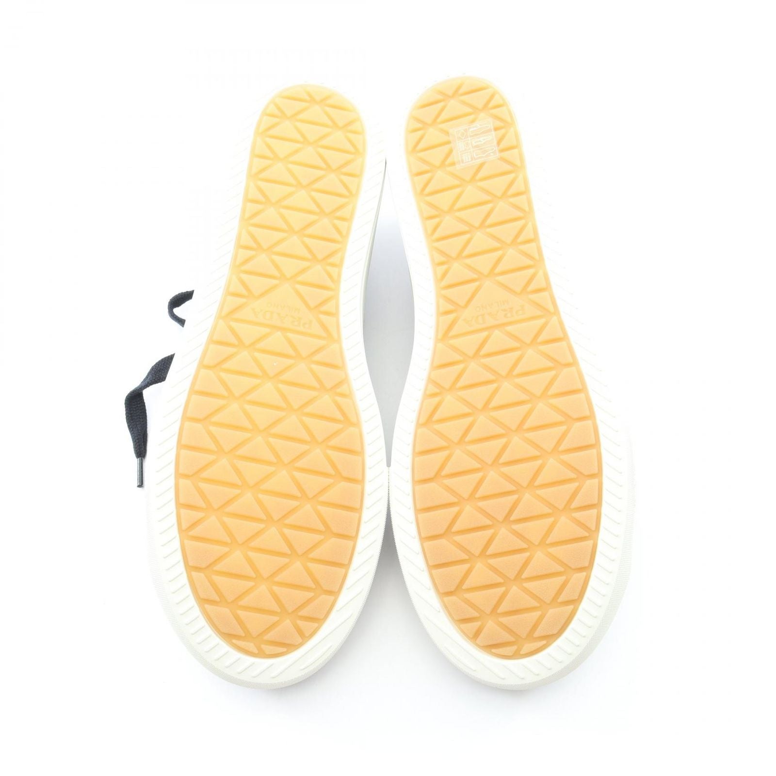 Prada Sneakers Triangle Patch Navy Canvas Logo — view 4