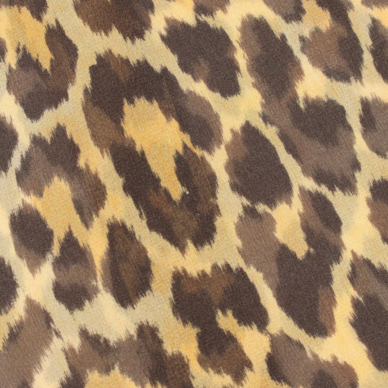 Dior Bee Embroidery Leopard Sheath Long Sleeve Silk Shirt — view 6