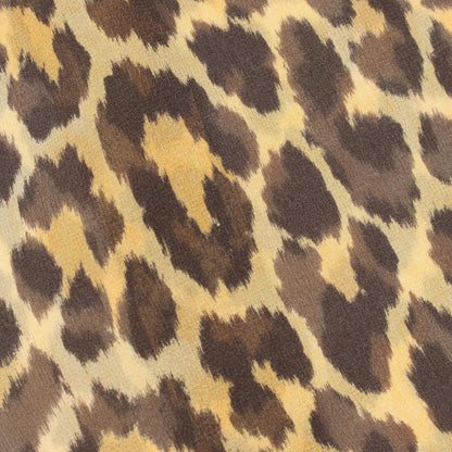 Dior Bee Embroidery Leopard Sheath Long Sleeve Silk Shirt — view 6