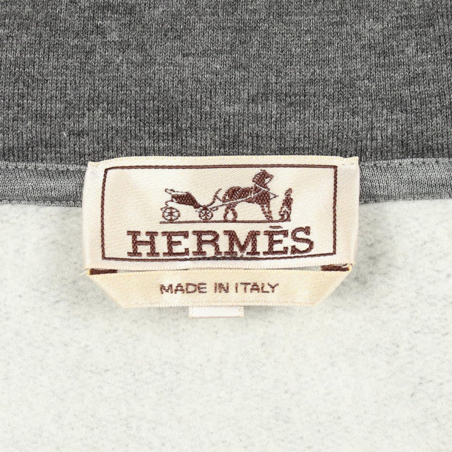 Hermes Hoodie Brushed Lining Cotton Cashmere — view 3