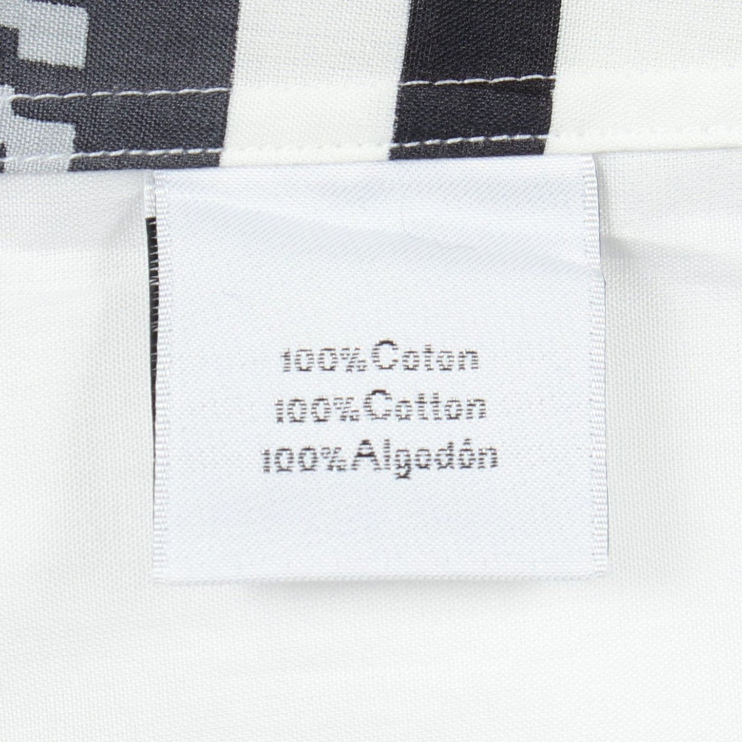 Hermes Series Button Back Print Long Sleeve Cotton Shirt — view 4