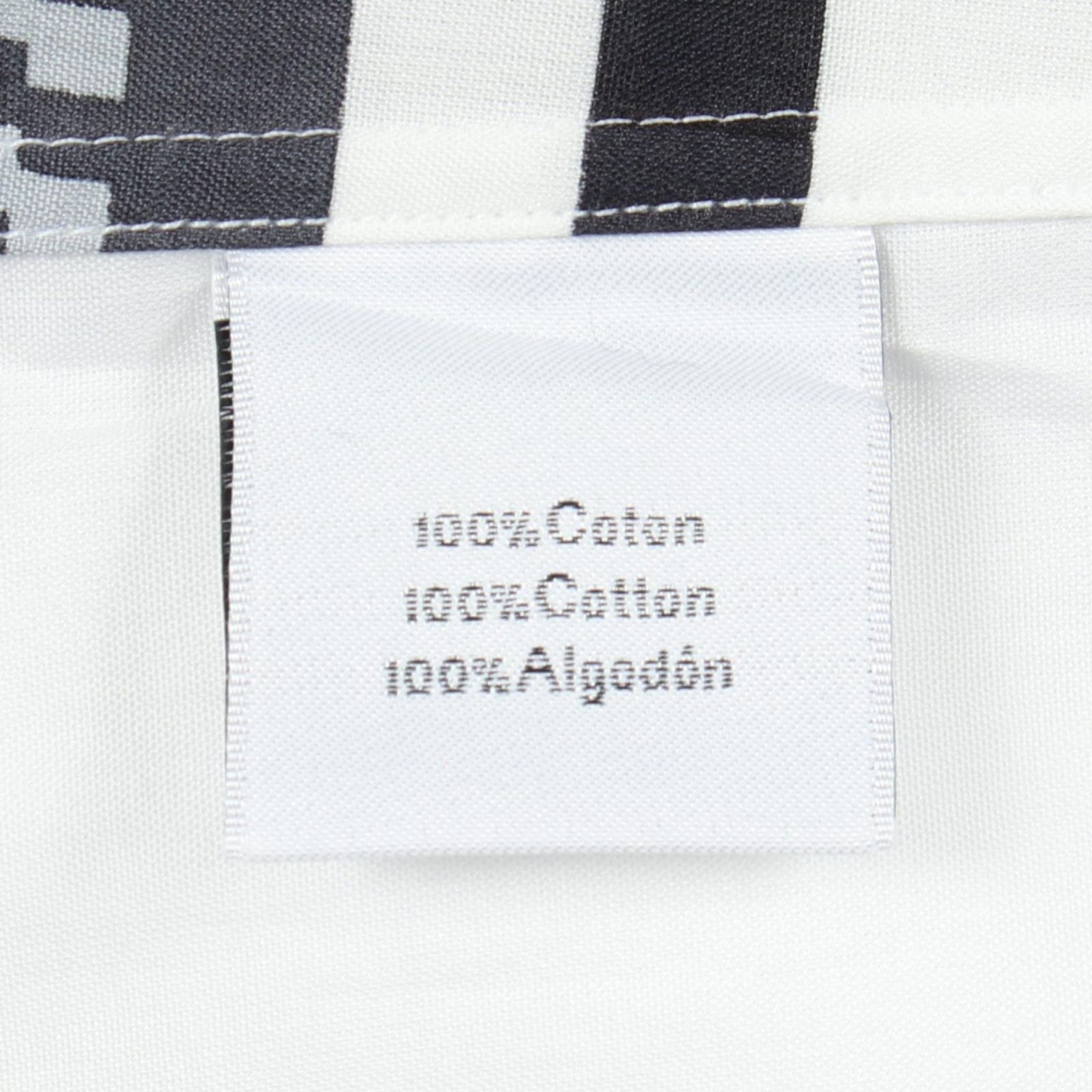 Hermes Series Button Back Print Long Sleeve Cotton Shirt — view 4