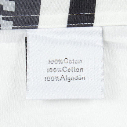 Hermes Series Button Back Print Long Sleeve Cotton Shirt — view 4
