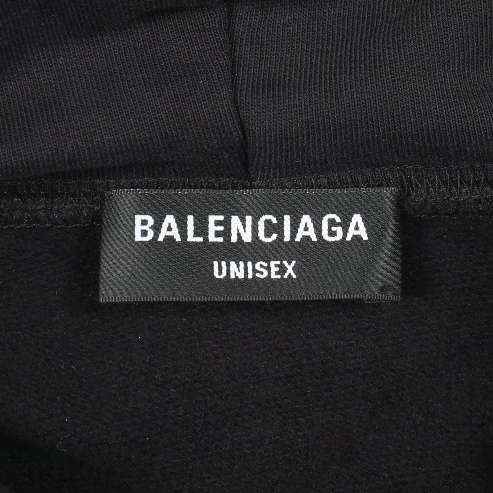 Balenciaga Hoodie Logo Embroidery Cotton — view 3