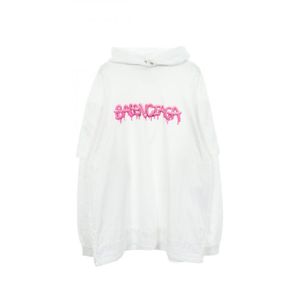 Balenciaga Hoodie Graphic Logo Layered
