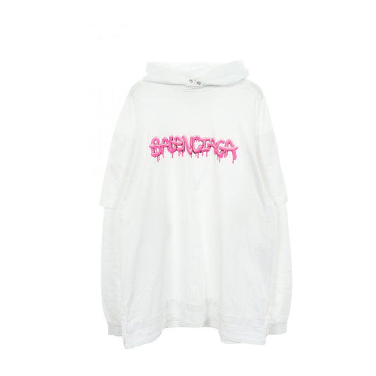 Balenciaga Hoodie Graphic Logo Layered