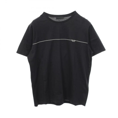 Prada Short Sleeve T-Shirt Logo Print Cotton