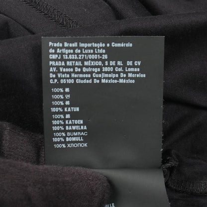 Prada Short Sleeve T-Shirt Logo Print Cotton — view 4