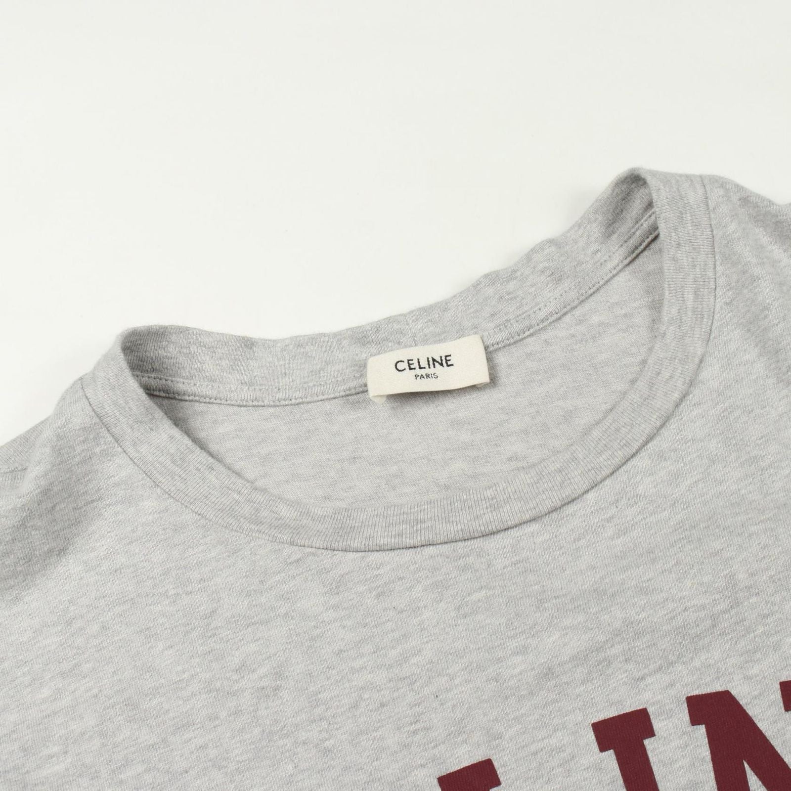Celine Short Sleeve T-Shirt Logo Print Cotton — view 5