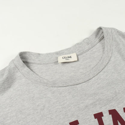 Celine Short Sleeve T-Shirt Logo Print Cotton — view 5