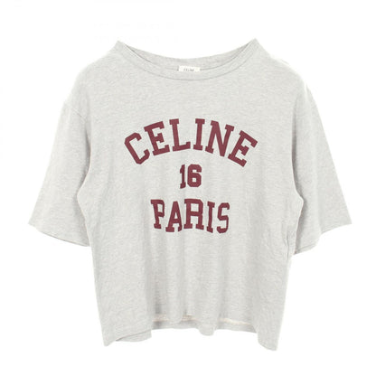 Celine Short Sleeve T-Shirt Logo Print Cotton