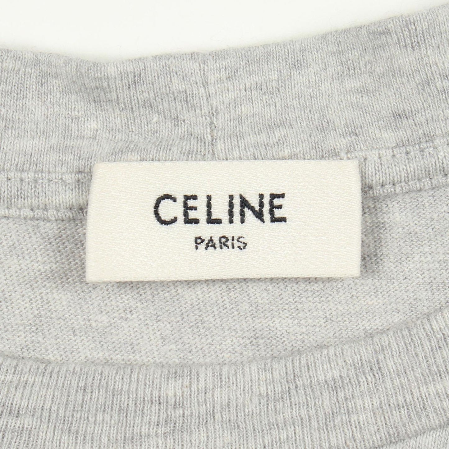 Celine Short Sleeve T-Shirt Logo Print Cotton — view 3