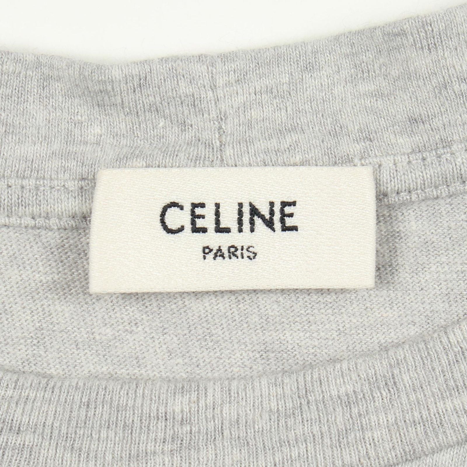 Celine Short Sleeve T-Shirt Logo Print Cotton — view 3