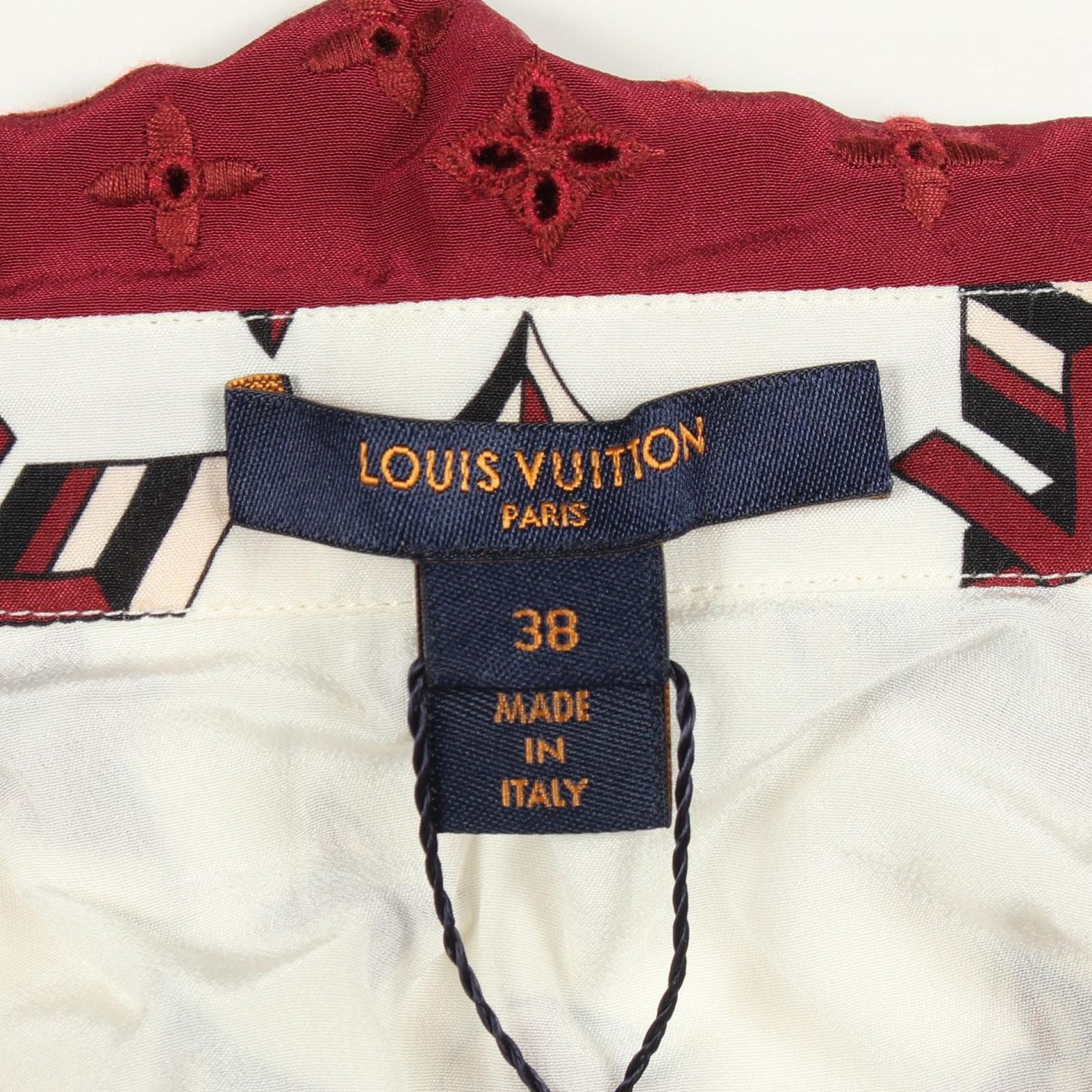 Louis Vuitton Monogram All Over Pattern Long Sleeve Nmv Silk Shirt — view 3