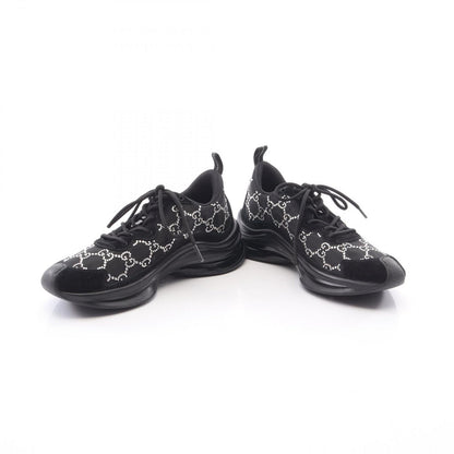 Gucci Sneakers Run GG Pattern Rhinestone Suede — view 3