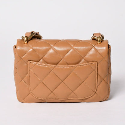 Chanel Quilted 20 Chain Bag Base CC Logo Shiny Lambskin — view 2