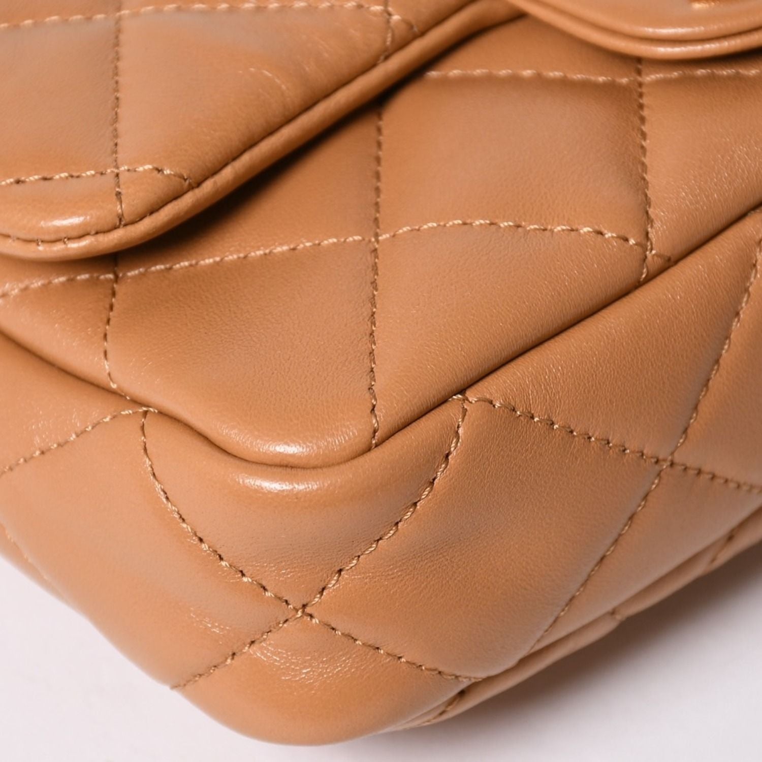 Chanel Quilted 20 Chain Bag Base CC Logo Shiny Lambskin — view 6