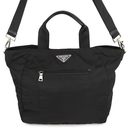Prada Tote Nylon 2-Way Black