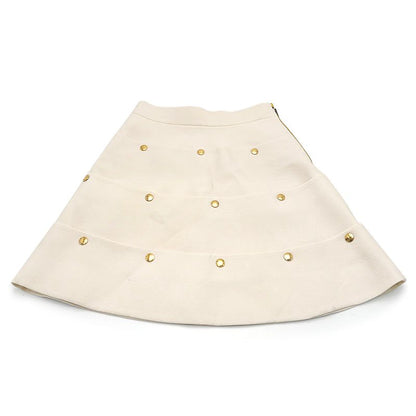Louis Vuitton Tiered Skirt 34 White — view 3