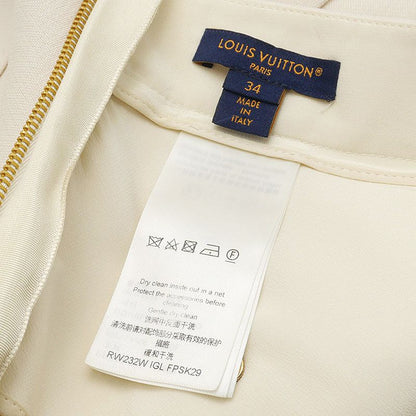Louis Vuitton Tiered Skirt 34 White — view 9