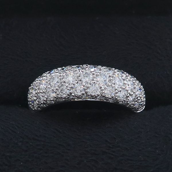 Cartier Etain Cell de Ring Pave Diamond