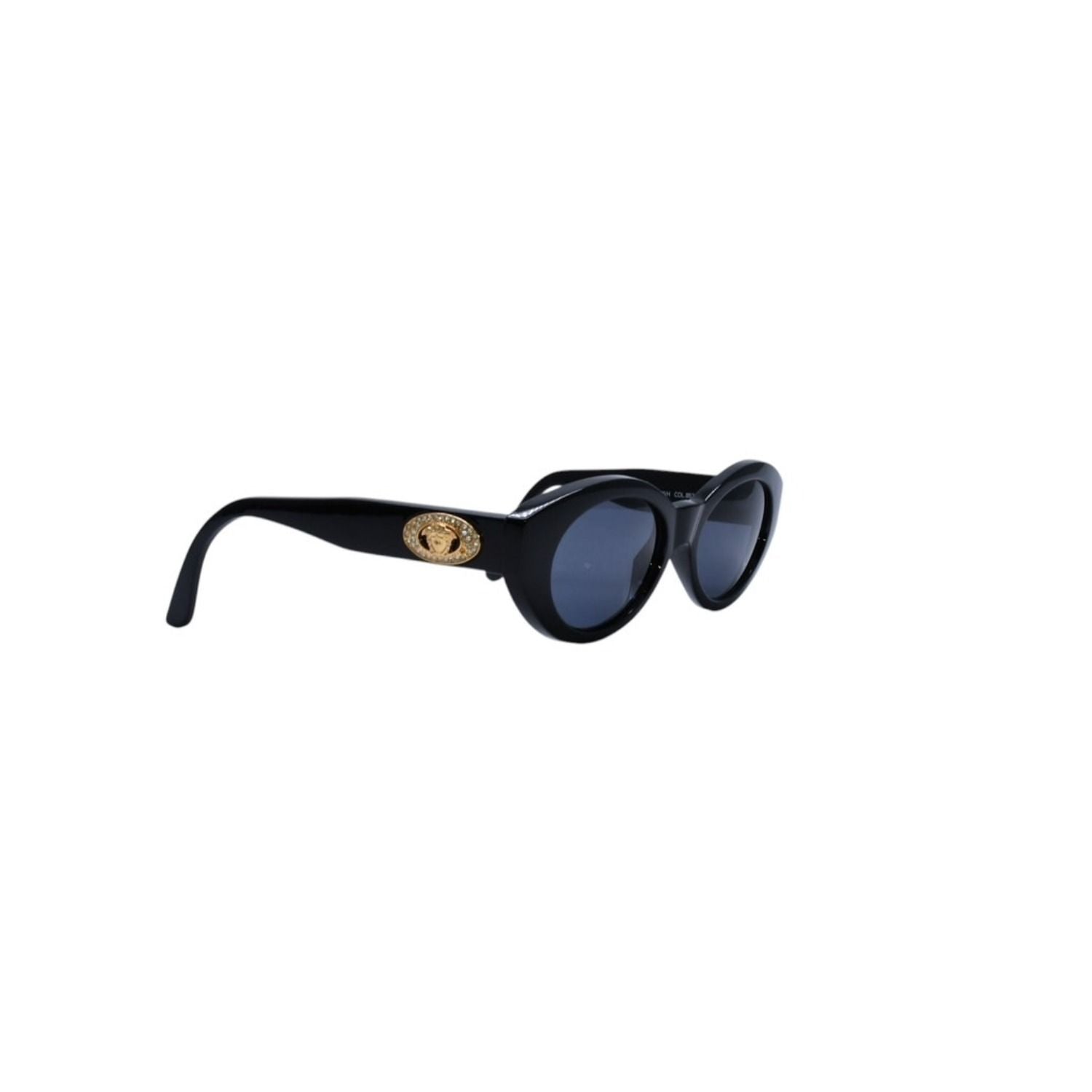 Versace Gianni Sunglasses Eyewear 480 852 Medusa Rhinestone Metal Acetate — view 4