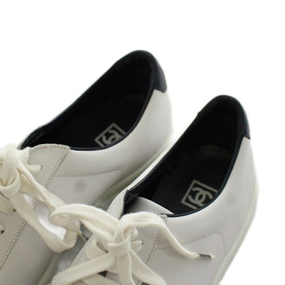 Chanel CC Logo Sneakers Leather 37 White — view 7