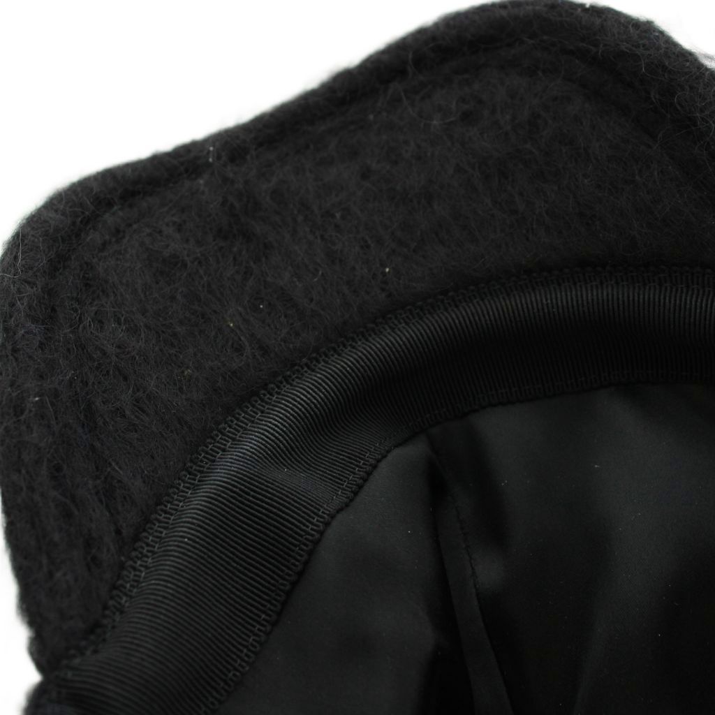 Gucci GG Marmont Cap Hat Mohair M Black — view 8