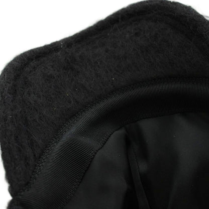 Gucci GG Marmont Cap Hat Mohair M Black — view 8