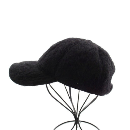 Gucci GG Marmont Cap Hat Mohair M Black — view 2