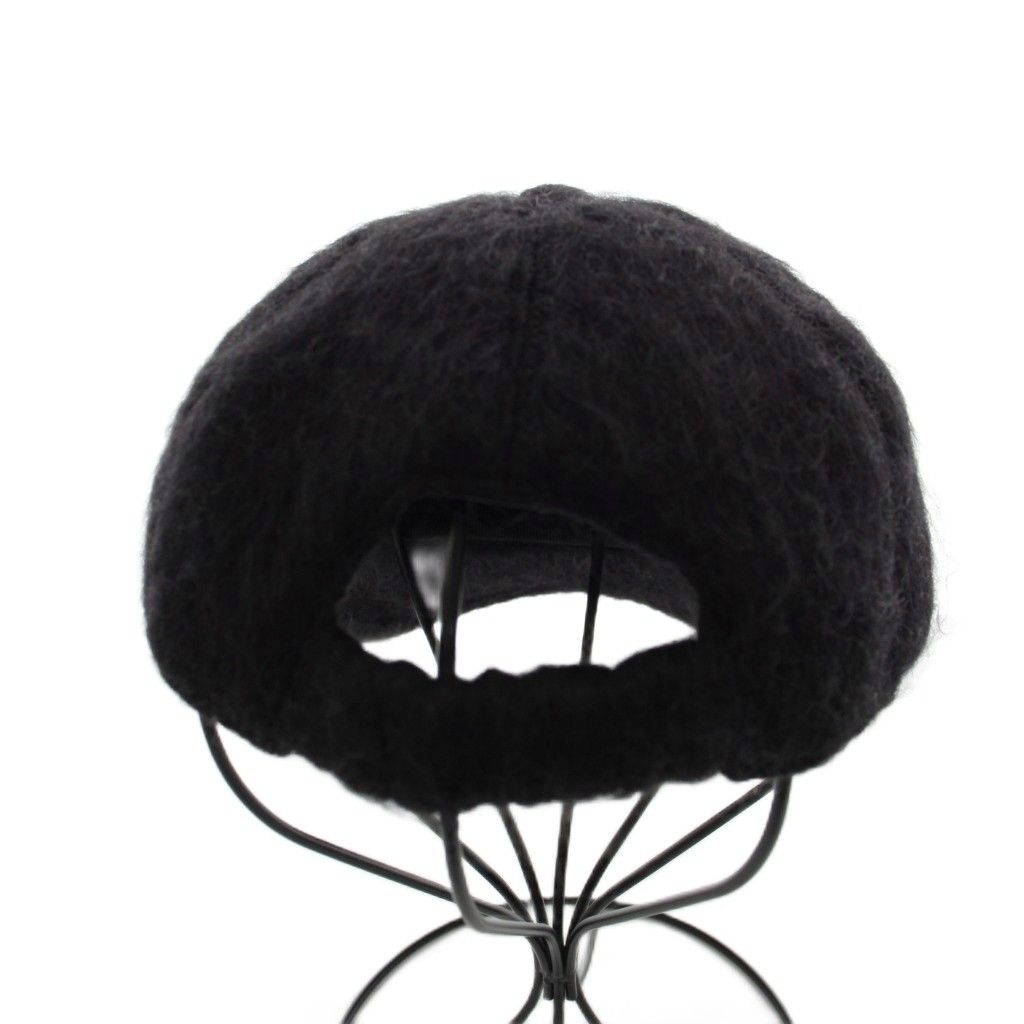 Gucci GG Marmont Cap Hat Mohair M Black — view 3
