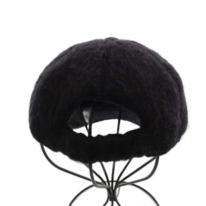 Gucci GG Marmont Cap Hat Mohair M Black — view 3