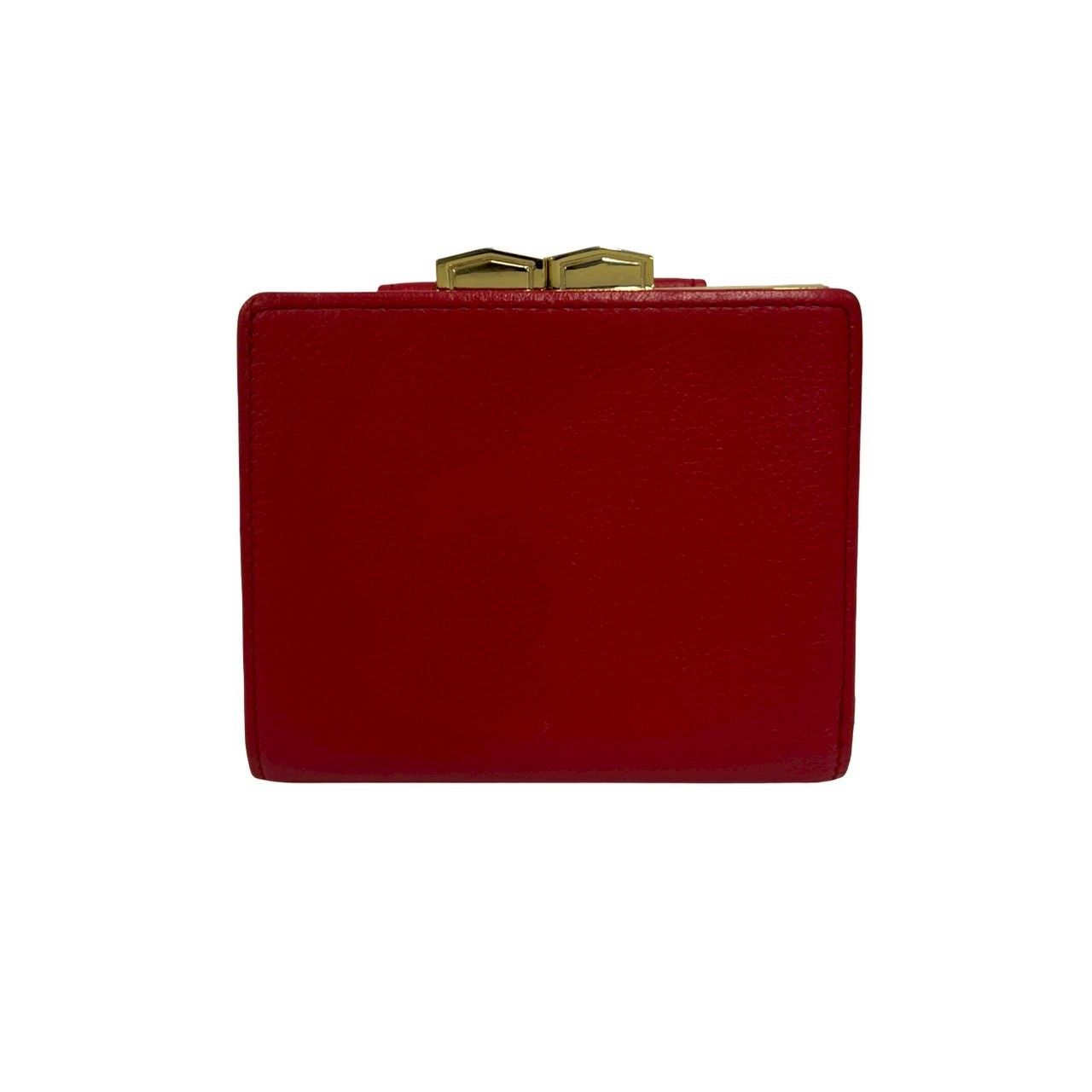 Saint Laurent Vintage YSL Logo Leather Kiss Lock Bifold Wallet — view 2
