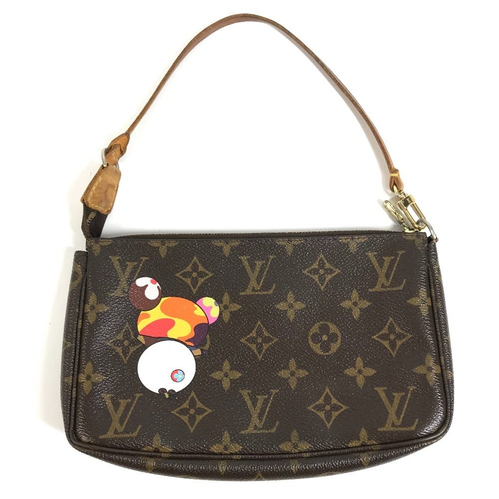 Louis Vuitton Shoulder Bag Pochette Monogram Canvas Brown — view 2