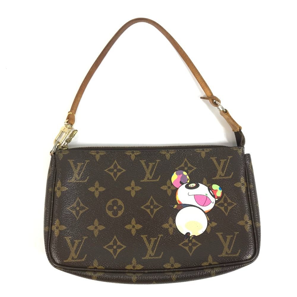 Louis Vuitton Shoulder Bag Pochette Monogram Canvas Brown