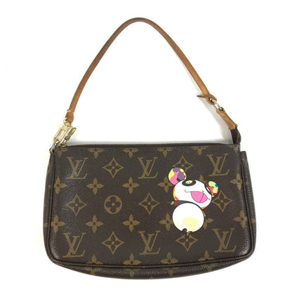 Louis Vuitton Shoulder Bag Pochette Monogram Canvas Brown