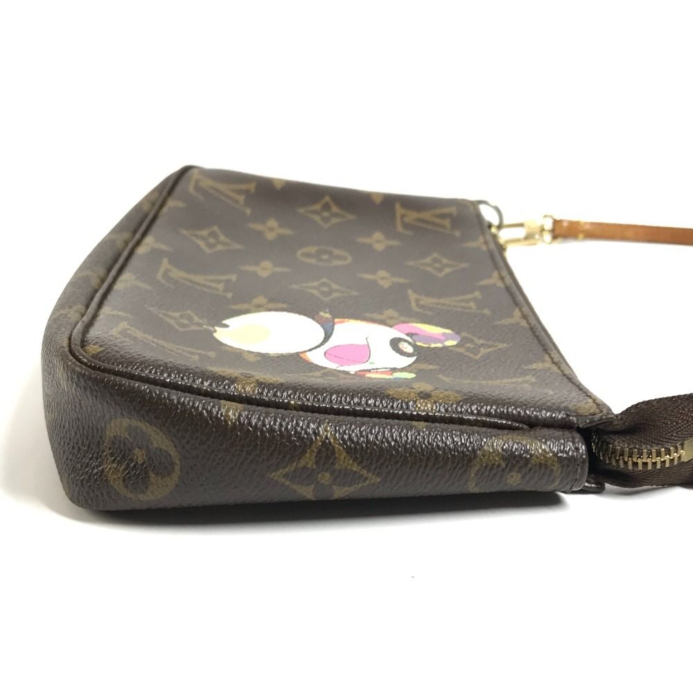 Louis Vuitton Shoulder Bag Pochette Monogram Canvas Brown — view 4