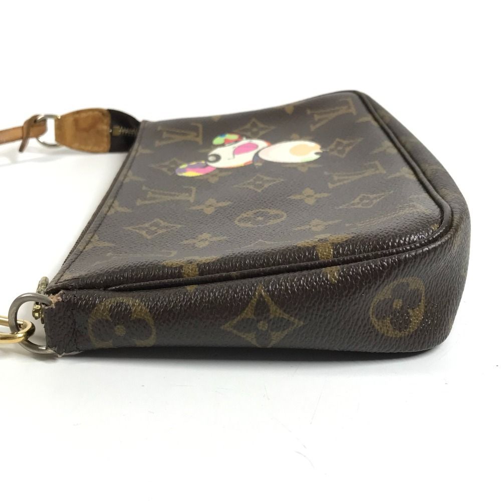 Louis Vuitton Shoulder Bag Pochette Monogram Canvas Brown — view 3