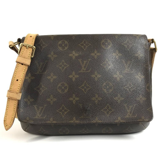 Louis Vuitton Shoulder Bag Musette Tango Monogram Canvas Brown