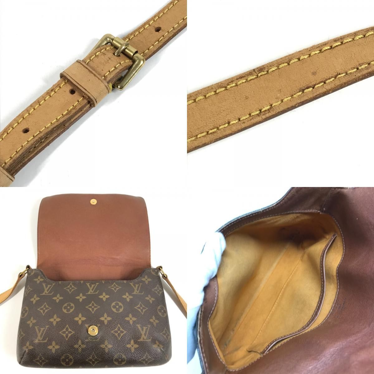 Louis Vuitton Shoulder Bag Musette Tango Monogram Canvas Brown — view 8