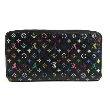Louis Vuitton Wallet Zippy Monogram Multicolor Canvas Noir Black — view 2