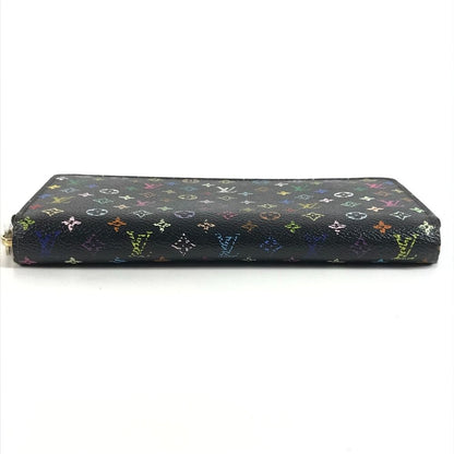 Louis Vuitton Wallet Zippy Monogram Multicolor Canvas Noir Black — view 5