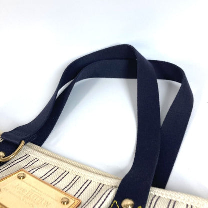 Louis Vuitton Shoulder Bag Cabas Canvas White — view 7