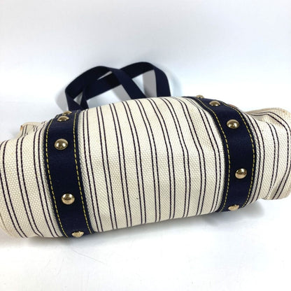 Louis Vuitton Shoulder Bag Cabas Canvas White — view 5