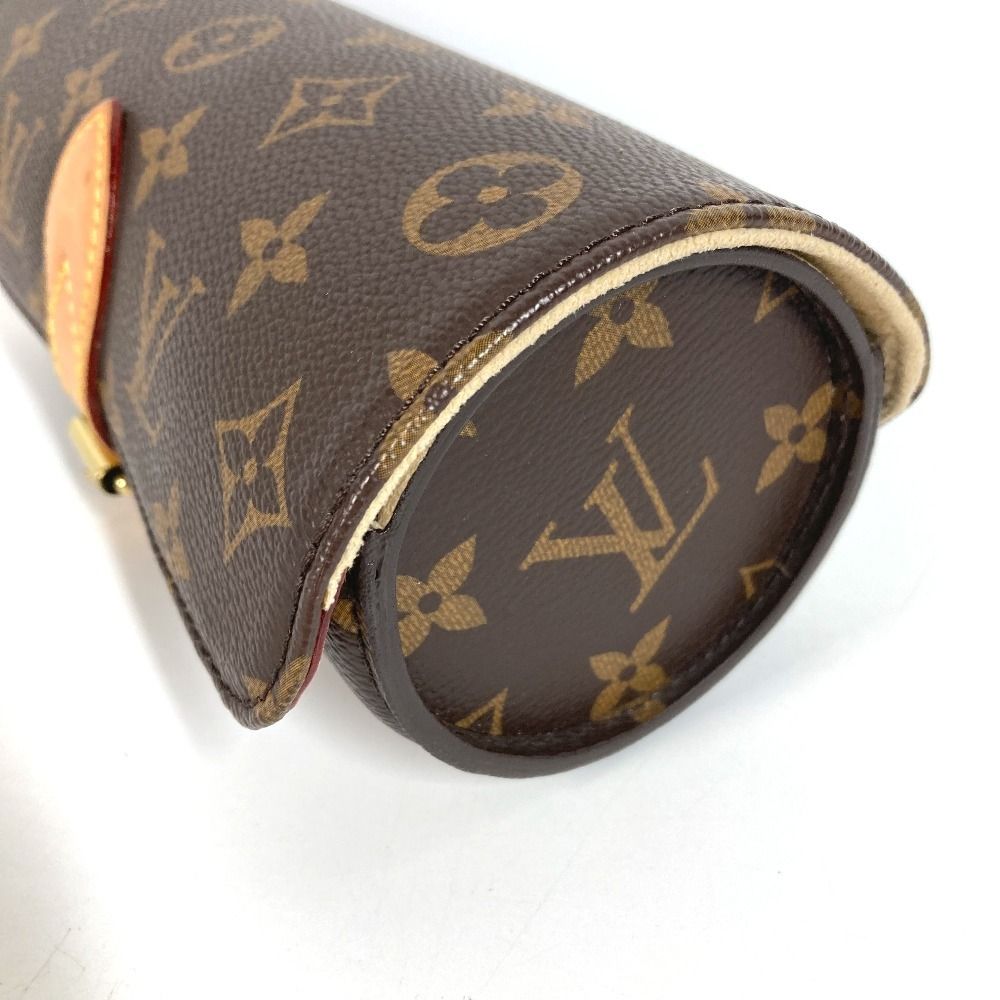 Louis Vuitton Pouch Etui 3 Montre Monogram Canvas Brown — view 3