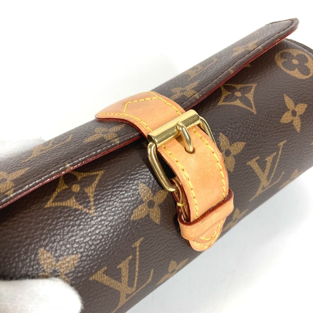 Louis Vuitton Pouch Etui 3 Montre Monogram Canvas Brown — view 6