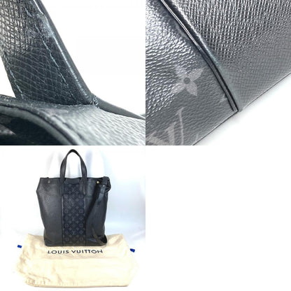 Louis Vuitton Tote City Taiga Leather Black — view 9