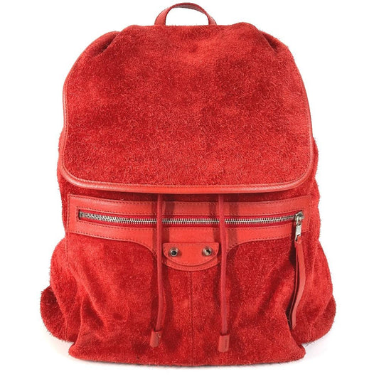 Balenciaga Backpack Classic Traveler Leather Suede