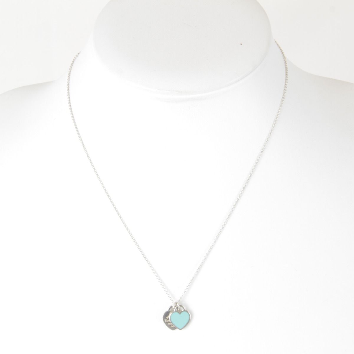 Tiffany & Co 925 Sterling Silver Return to Double Necklace