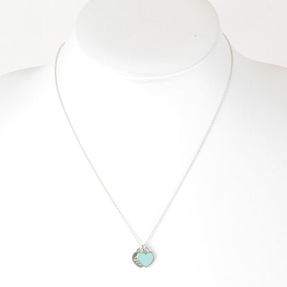 Tiffany & Co 925 Sterling Silver Return to Double Necklace